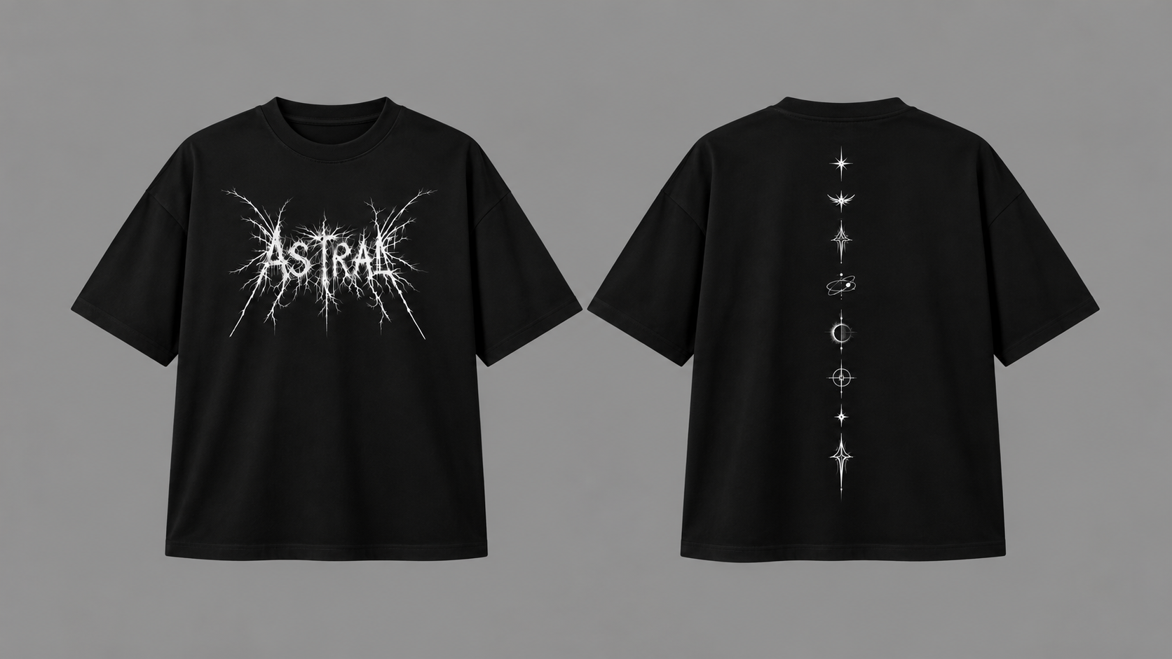 ASTRAL Symbol Tee front and back